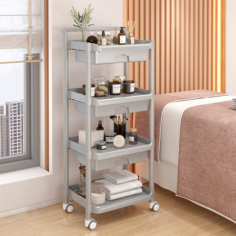 Nuevo modelo de plástico completo del cajón gris de cuatro capas * 0x0cm * *