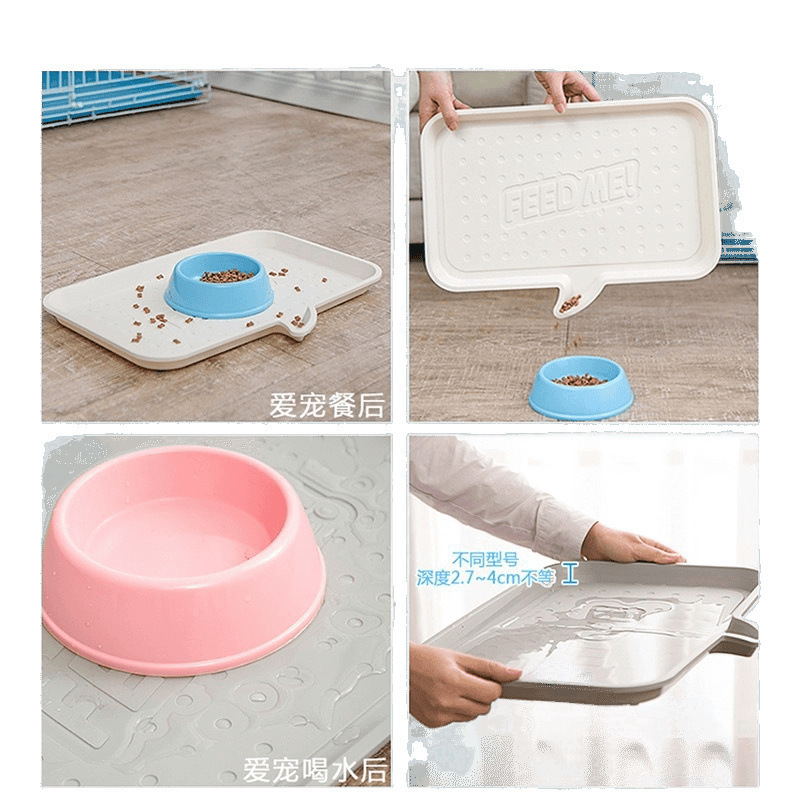 アリスペットプレースマット猫食事マット防水滑り止め大型食器ボウルマットアリス猫ボウルプレート|undefined
