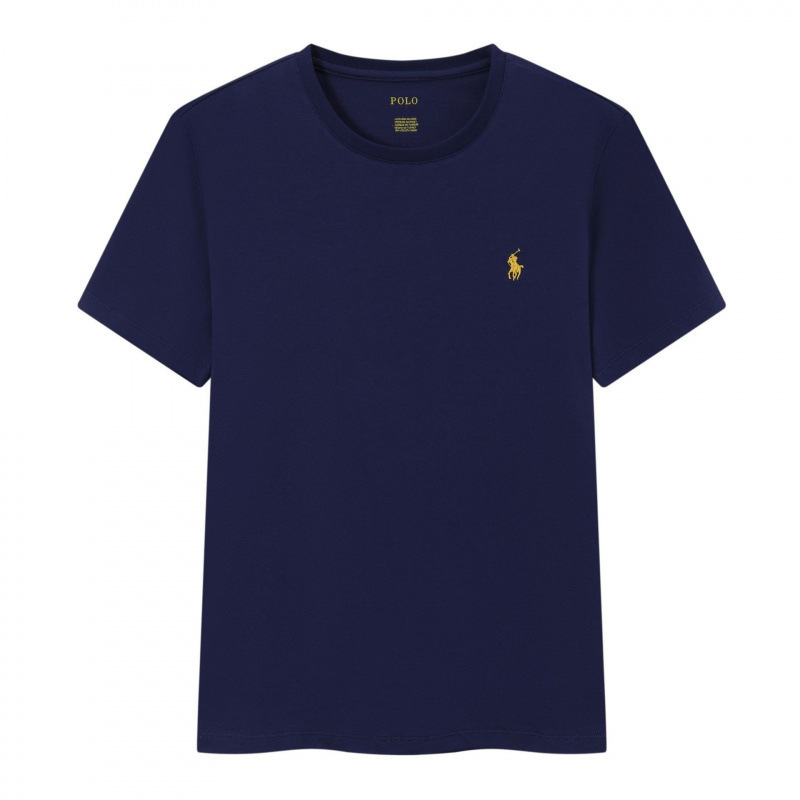 Foreign Trade Ralph Lauren Embroidered Logo T-Shirt, Pony Logo, Round Neck, Pure Cotton, Short Sleeve, Sports Casual Men's T-Shirt, Solid Color Base Layer Foreign Trade Ralph Lauren Embroidered Logo T-Shirt, Pony Logo, Round Neck, Pure Cotton, Short Sleeve, Sports Casual Men's T-Shirt, Solid Color Base Layer