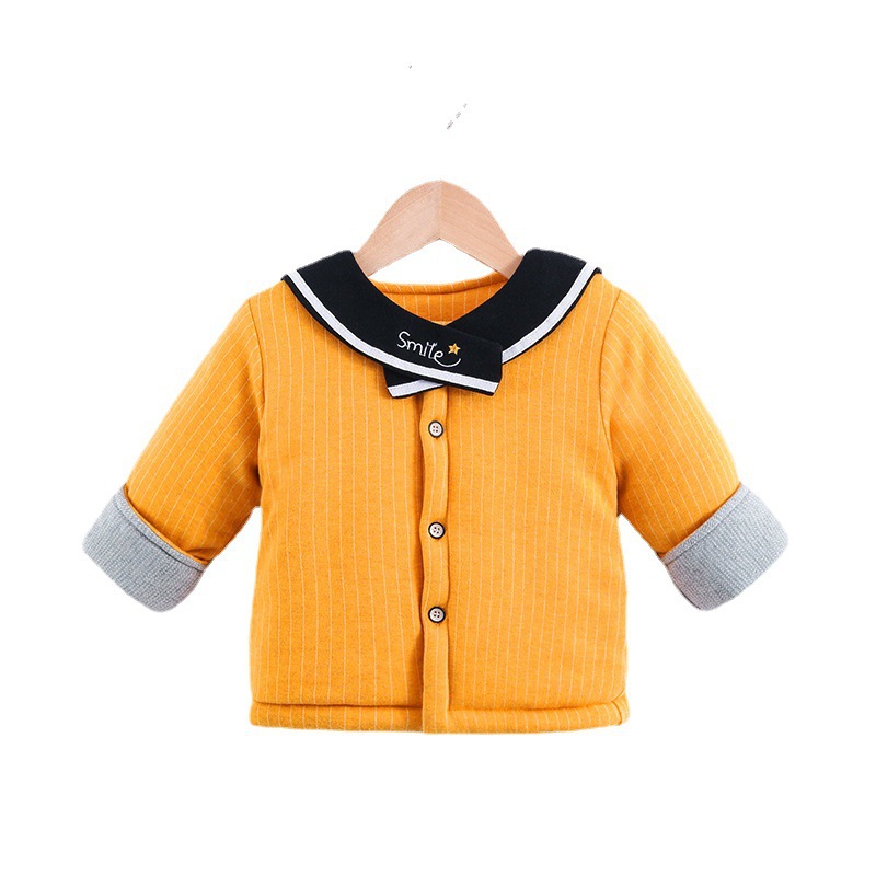 Bebé ropa de algodón acolchado de invierno engrosada traje de tres piezas bebé invierno mono chaqueta de algodón acolchado entrega de una pieza