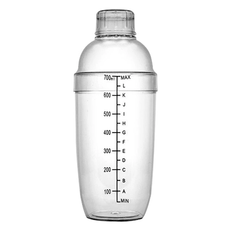 ПК шейкер черная шкала шейкер утолщенный Пластиковый шейкер 350 500 700 1000