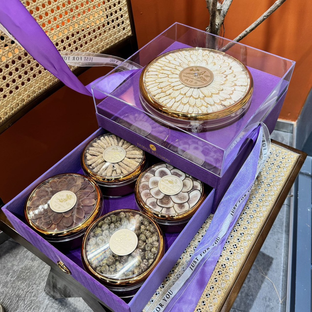 American Ginseng Gift Box 200g Premium Herbal Set with Dendrobium Deer Antler and Red Ginseng for Elders key features