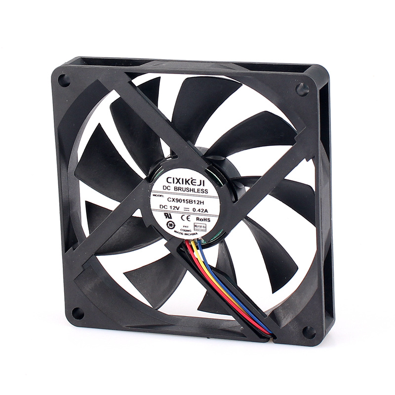 Factory direct supply 9015 ultra-thin cooling fan DC 5V 12V 24V ball bearing CPU computer case industrial fan