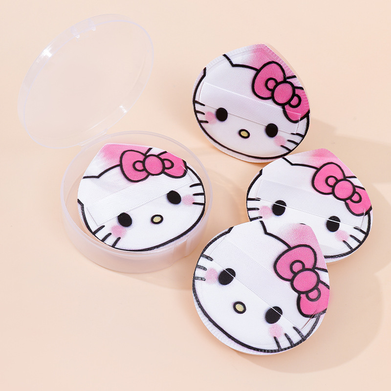 卸売新しいメイクアップスポンジかわいい KT パウダーパフスーパーソフトマシュマロエアクッションウェットとドライ両用非食べるパウダービューティーメイクアップ|undefined