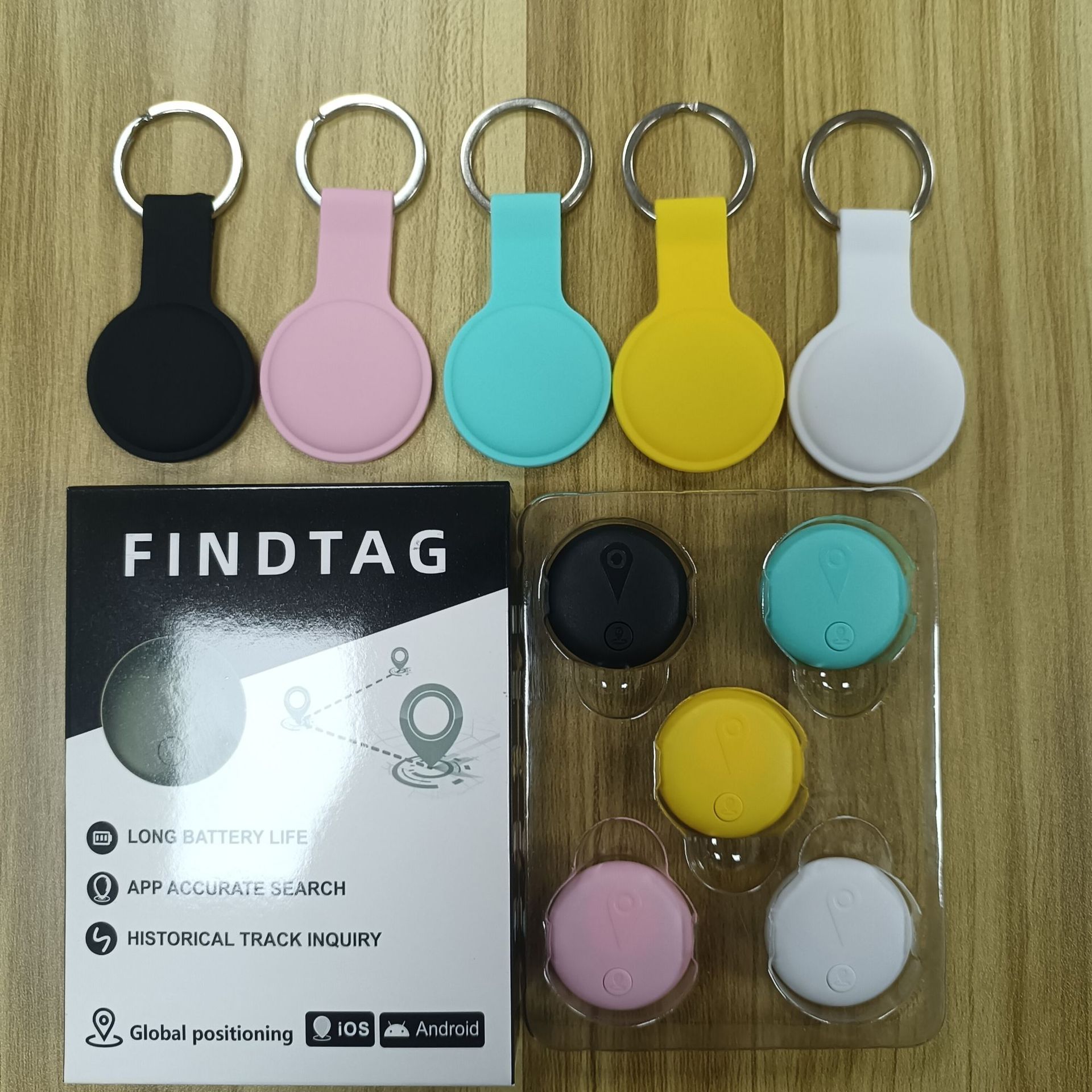 Factory Direct Android HarmonyOS iOS Universal Positioning AirTag Elderly Children Car Pet Anti-Loss Tracker