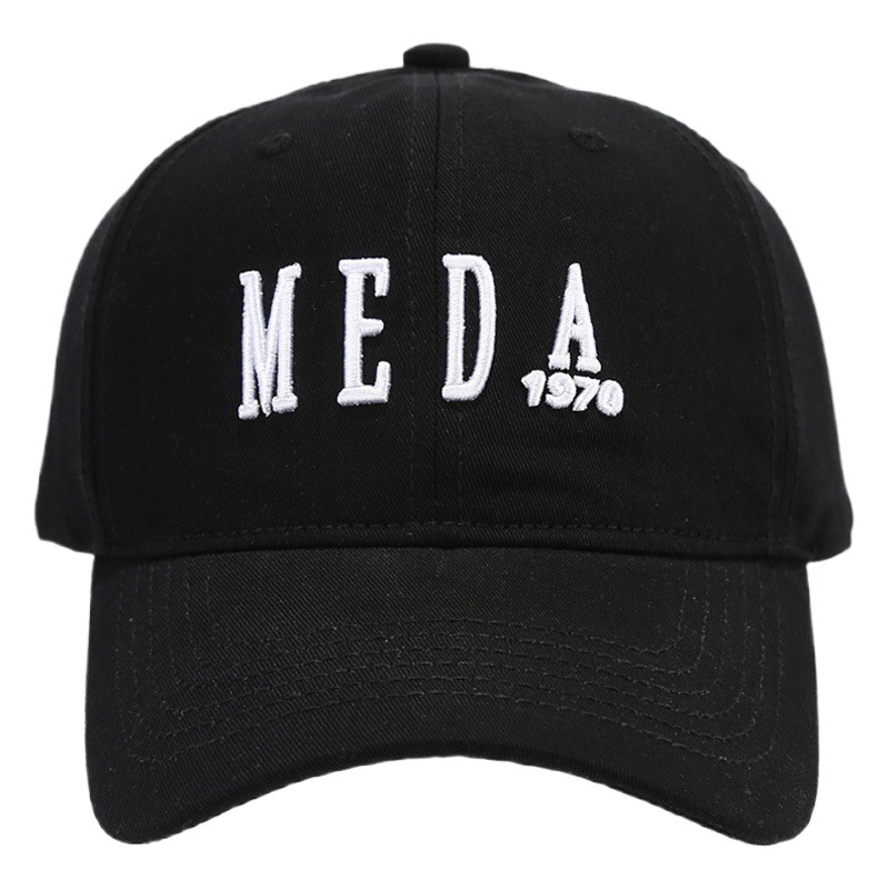 Nuevo sombrero de letras coreanas para mujeres primavera y verano simple bordado sombrero de béisbol para hombres versátil cara gorra de lengua de pato