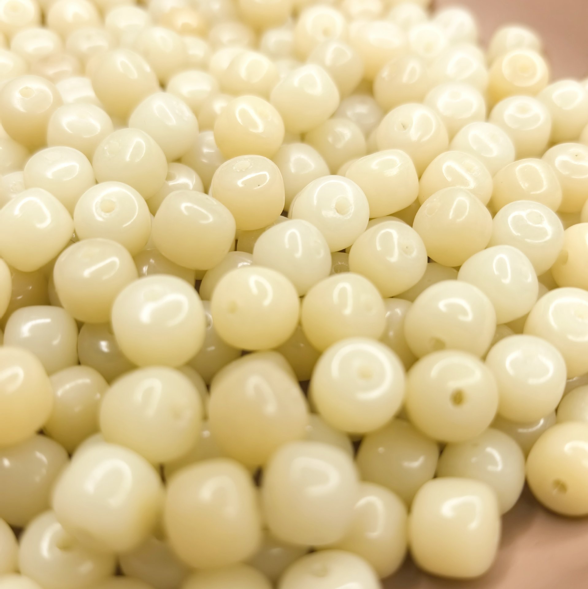 Натуральные бусины-ведра для заварного крема 8X9 Бусины-ведра