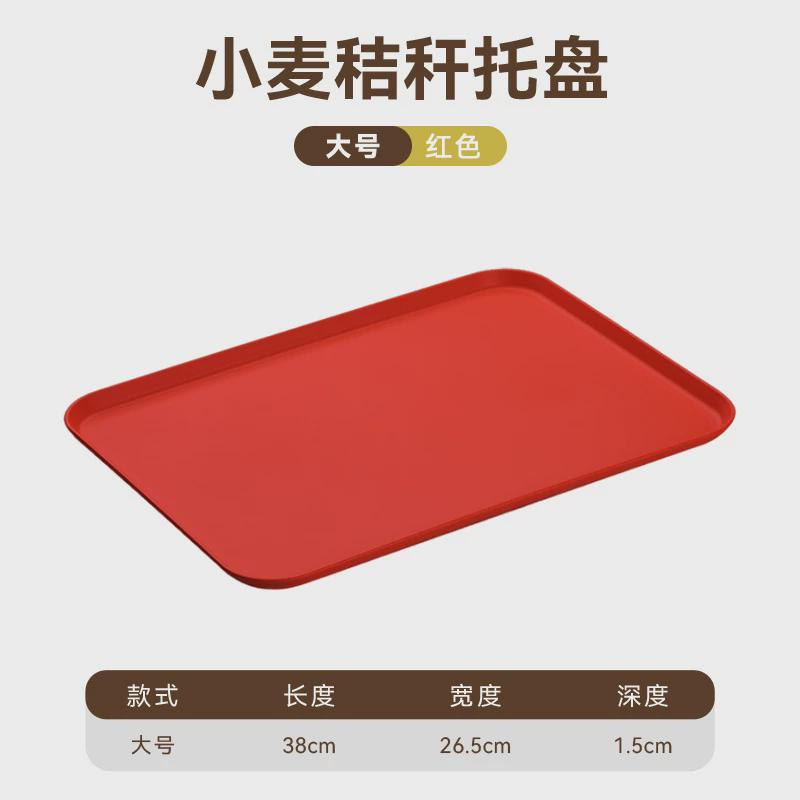 2 Size Plastic Fruit Dessert Tray Desktop Food Storage Plate