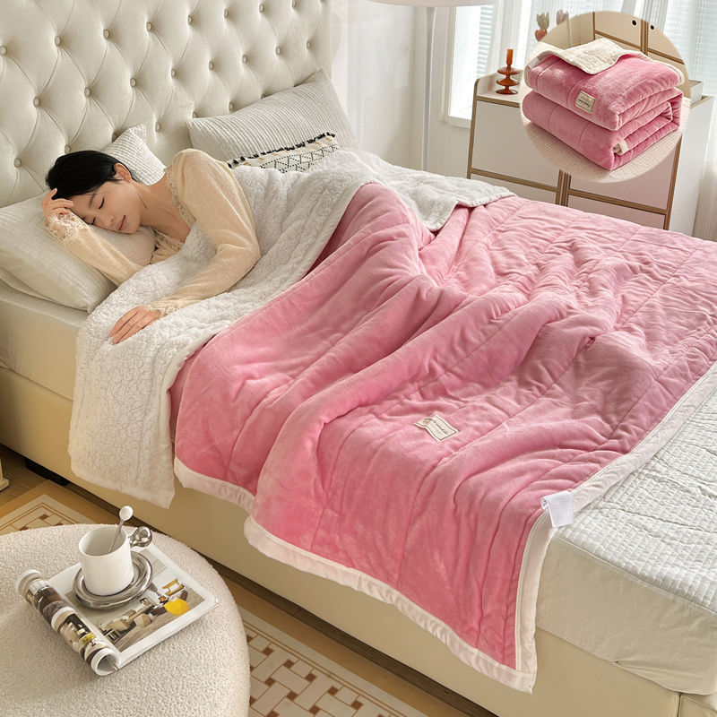 Coral fleece duvet
