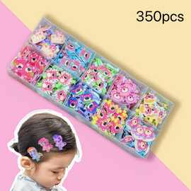 新款俏皮草莓熊可爱儿童碎发一字夹大嘴丑娃搞笑创意发饰热门爆款