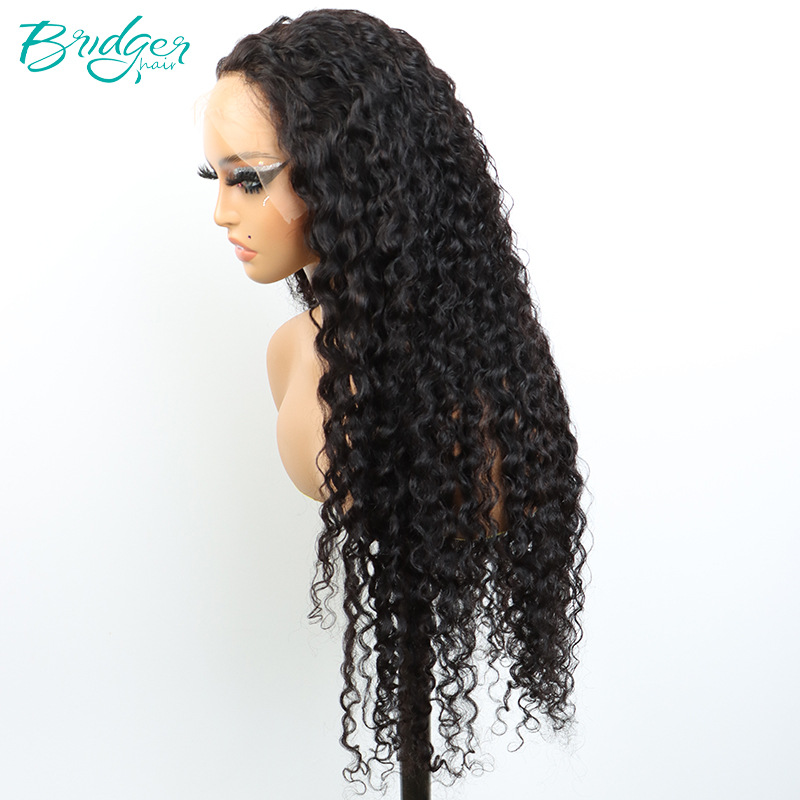 13*4 parrucche frontali in pizzo pieno con onde d'acqua, parrucca di capelli veri, capelli umani_voghion.com