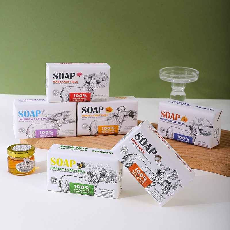 Wedding Celebration Gift Soap 250g Goat Milk Facial & Bath Soap with Aroma - Handmade Soap Gift Manufacturer Wholesale