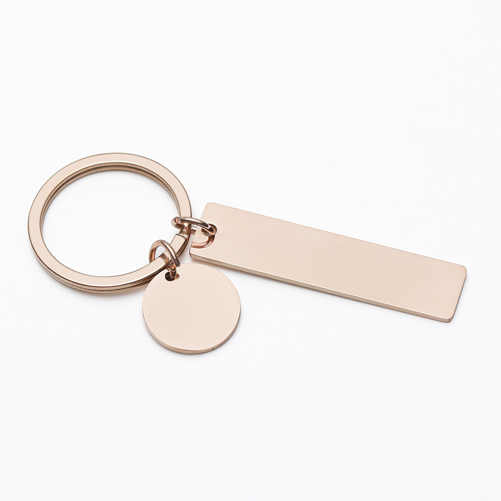 10g Weight Bag Pendant, Keychain Classification 1 Piece Quantity Daily Occasion 201 Stainless Steel Material Solid Color Pattern Unisex Gender Polishing, Plating Design Simple Style Style Simple Style Solid Color 201 Stainless Steel Polishing Plating Unisex Bag Pendant Keychain 5