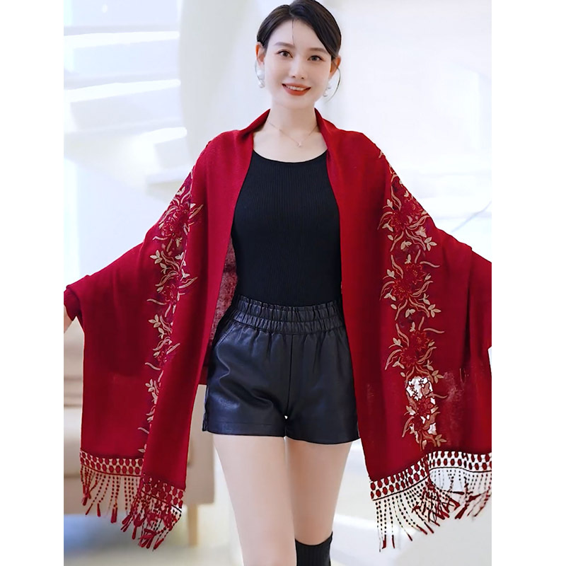 Elite red trench coat