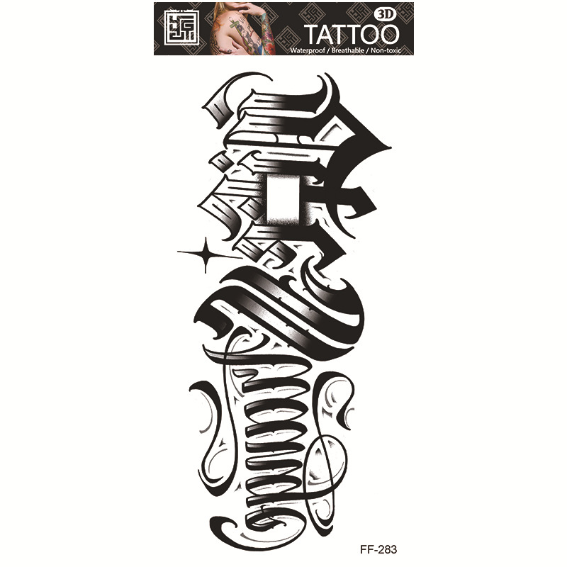 Tatuajes Temporales Impermeables de Papel de Transferencia al Agua para Cuerpo Entero image 89