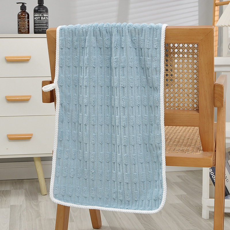 Coral Fleece Face Towel Highly Absorbent Quick Drying Soft Towel_voghion.com