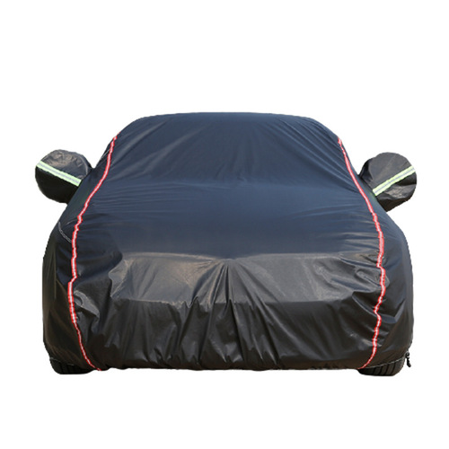 Thickened velvet car sunshade car rain cover waterproof car clothing cover full car sun protection and rainproof car cover