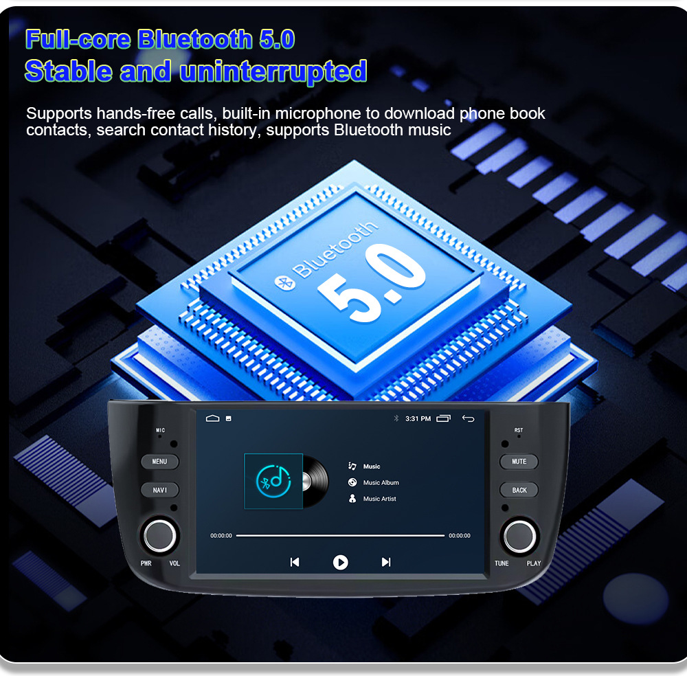 Cross-Border Compatible Fiat Punto Wireless Carplay Car Navigation Gps Android Car Dvd Bluetooth Radio