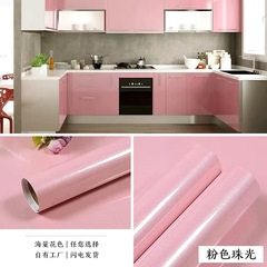 Thickened paint wallpaper cabinet furniture renovation stickers cabinet wardrobe stickers solid color wall stickers waterproof wallpaper self-adhesive