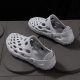 Men's Summer Coconut Hole Lightweight EVA Two-Wear Sandals Breathable Non-Slip Casual Beach Shoes for Outer Wear