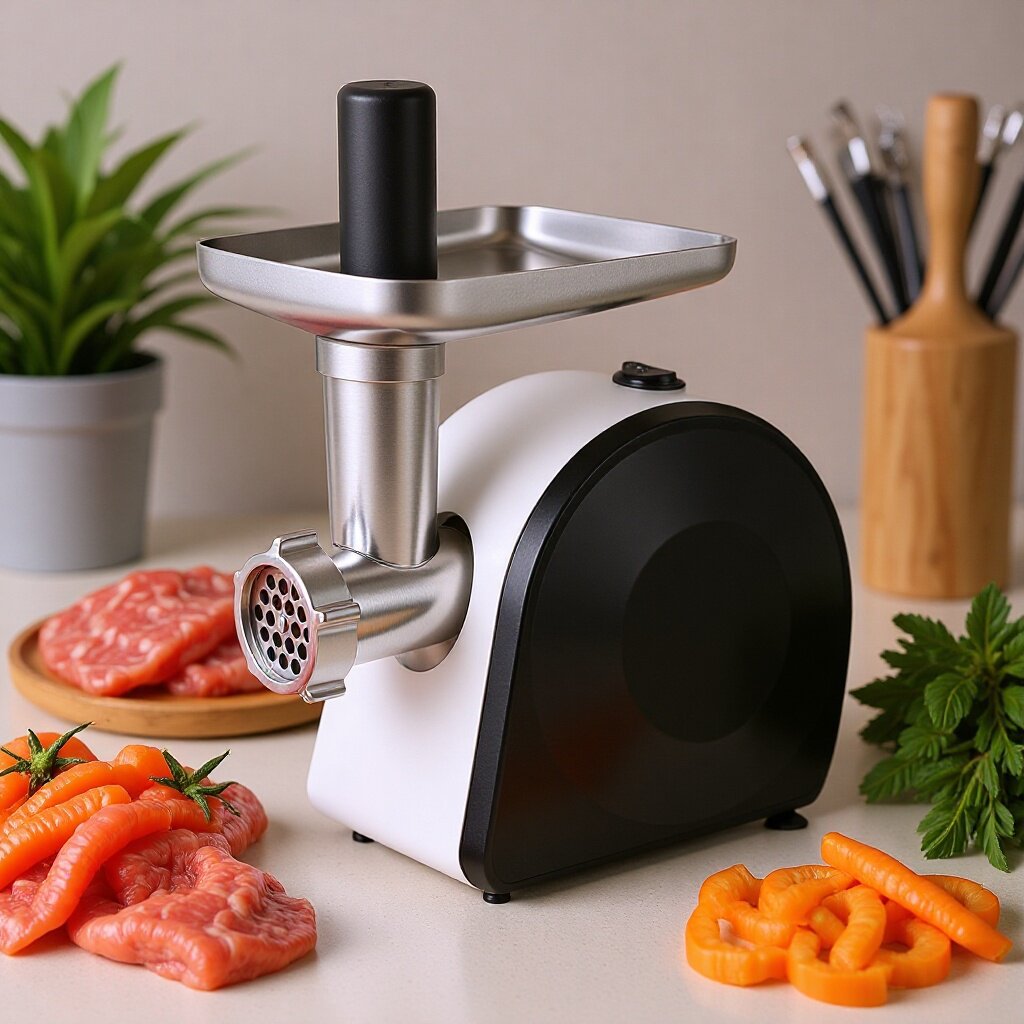 Foreign Trade Cross-Border Multifunctional Meat Grinder and Sausage Stuffer, European and American Standard Electric Meat Grinder, Custom-Made Meat Grinder