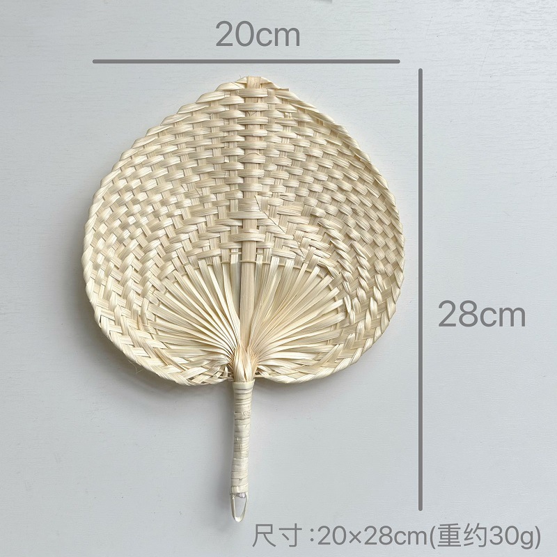 Ventilador de tejido de bambú vietnamita, ventilador de tejido de paja, ventilador de Pu fresco, ventilador de girasol creativo, ventilador de esqueleto, ventilador de mano, artesanía de bambú, ventilador Jigong image 15