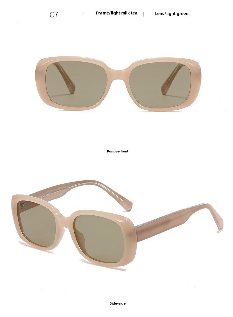 TR712 Rose's Story Yifei Polarized Sunglasses Women's Fashion Korean Cat's Eye Sunglasses_voghion.com