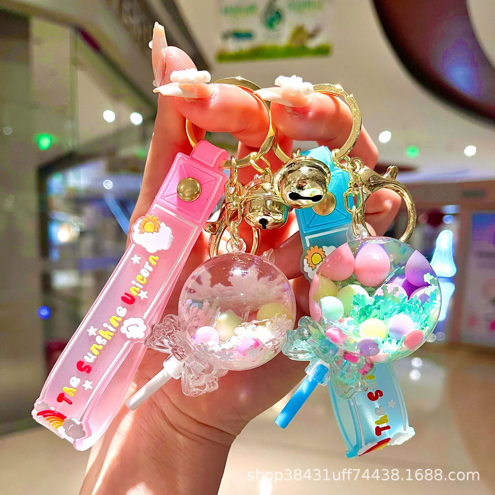 Acrylic keychain, pendant for keys