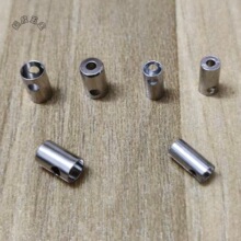 锌合金挂绳吊筒带孔圆柱形铜吊筒手机绳直管龙虾扣手机绳diy配件