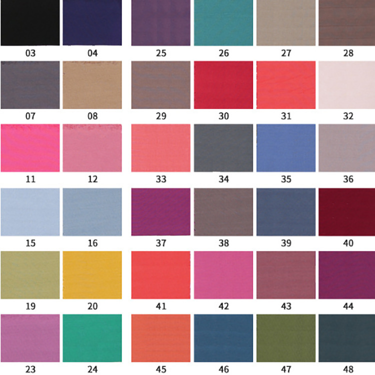 Fábrica de proveedores cómodos suaves sólidos 45s plano 100% rayon tela de camisa