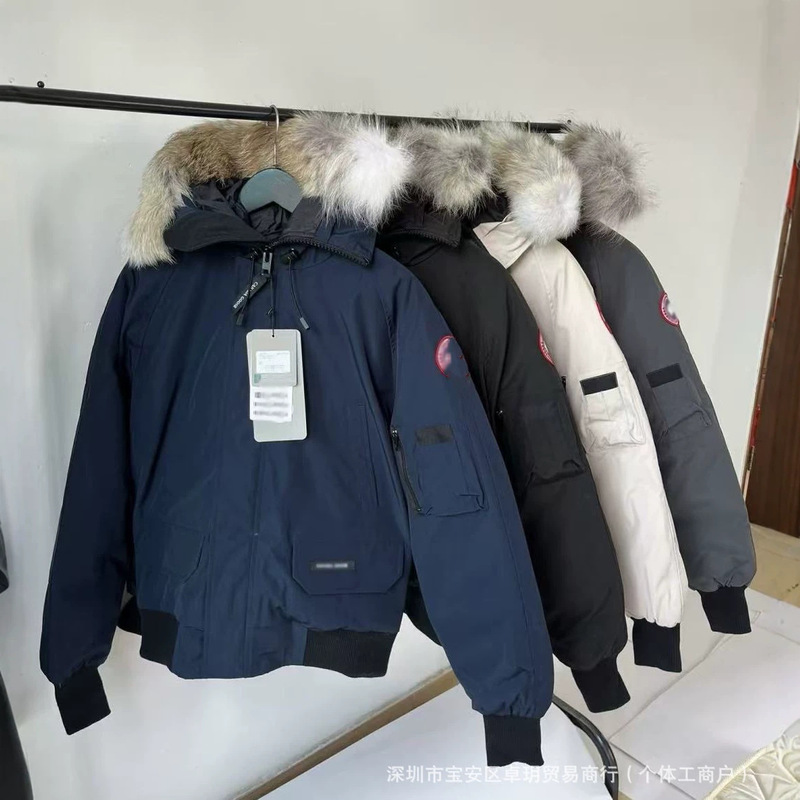 Cross-border Classic Goose Home 01 Pilot Jacket, Thickened Unisex Parka Down Coat with Fur Collar, Warm Outerwear Cross-border Classic Goose Home 01 Pilot Jacket, Thickened Unisex Parka Down Coat with Fur Collar, Warm Outerwear