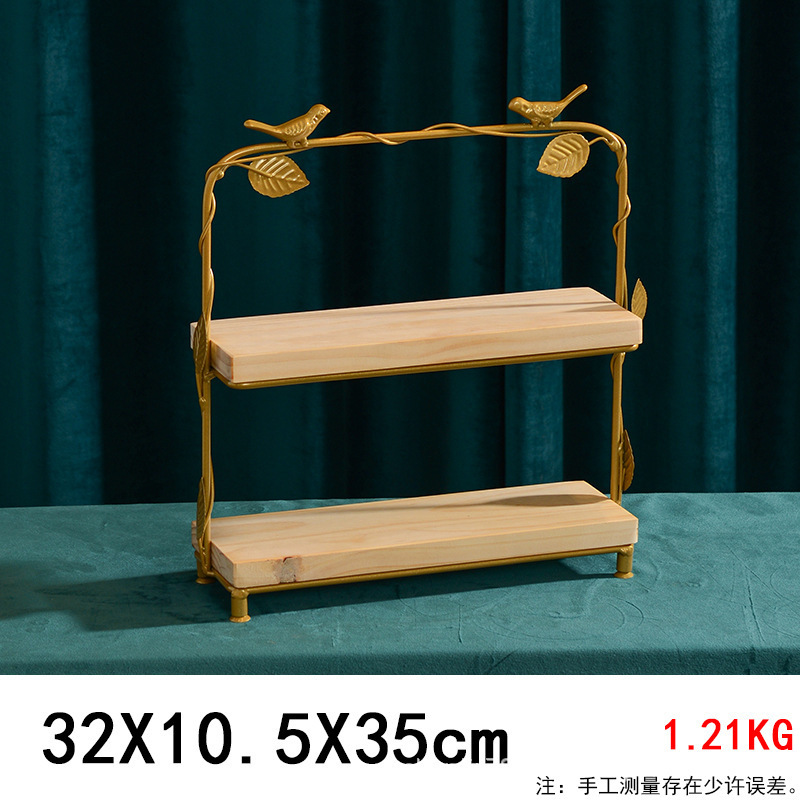 Tableta de madera para té de la tarde, mesa de comida fría, mesa de postres de boda, estante de exhibición, accesorios decorativos, estante de pastel image 20