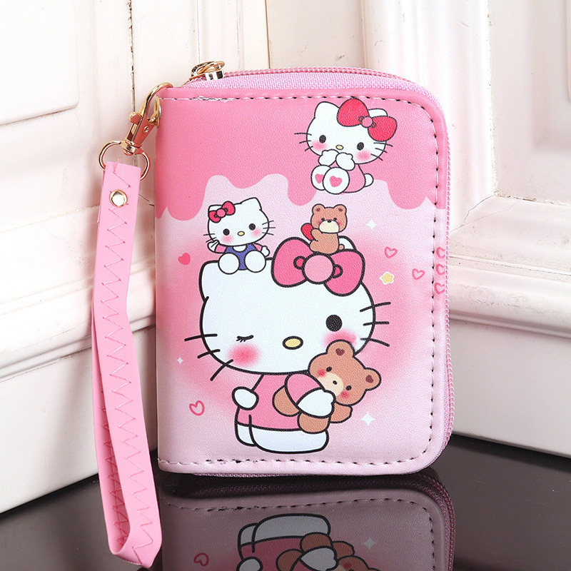 Hellokitty billetera Hello Kitty nuevo monedero con posición de tarjeta