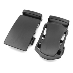 Men's automatic belt buckle head alloy automatic buckle 4 cm black glossy square buckle sports car manufacturer belt buckle batch