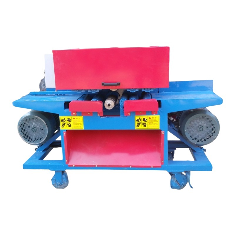 Sierra de hoja múltiple automática de madera cuadrada pequeña sierra eléctrica de hoja cuadrada de madera de álamo equipo de procesamiento de barra de madera fina