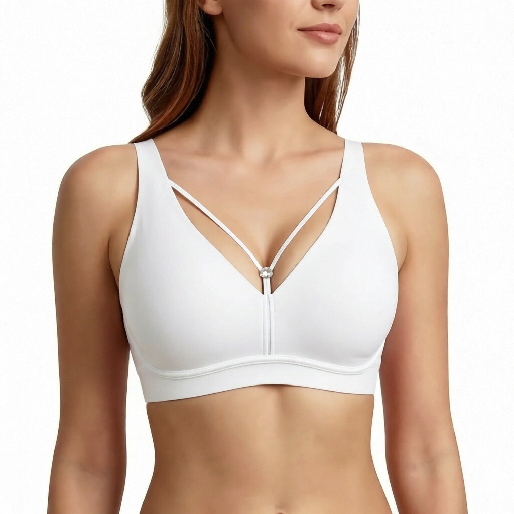 Amazon's Popular Large-Size Seamless Lift-Up Bra, Push-Up Bra That Gathers Side Breasts, No Underwire, European and American Style Women's Lingerie Lqw327