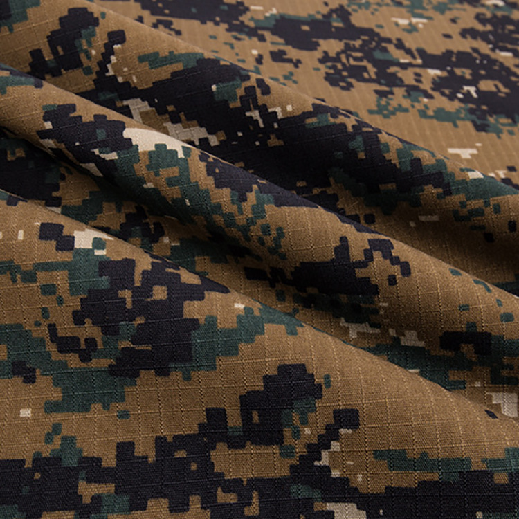 Nuevo tipo de tela de camuflaje TC para la fabricación de pantalones y ropa de trabajo
