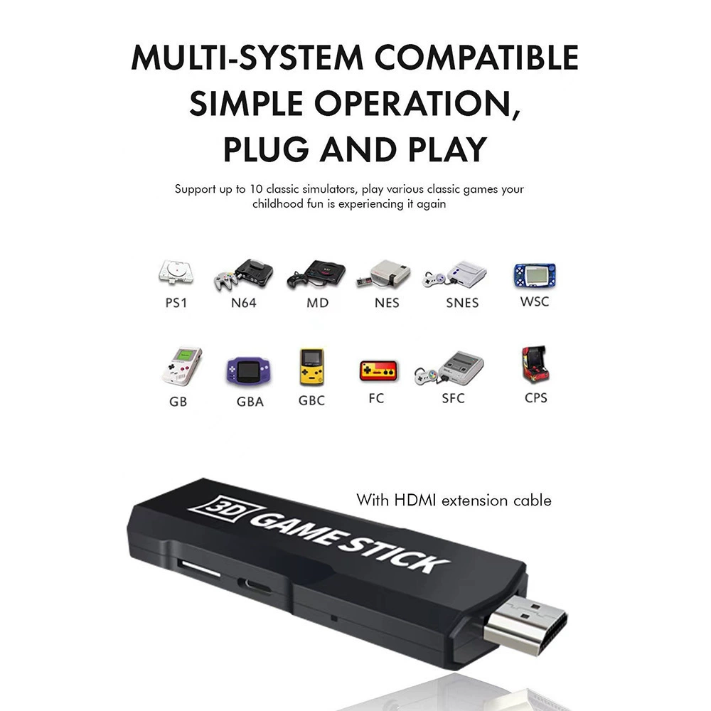 Игровая консоль X2Plus 4K HD 3D игра GD10 HD PSP видеоприставка беспроводной геймпад