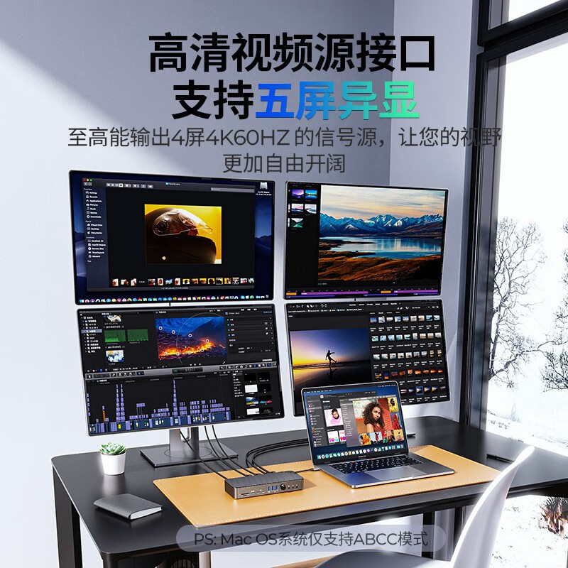 orico オーリコ オーリコ マルチスクリーンディスプレイコンバーター Type-c ドッキングステーション MST マルチインターフェース拡張|undefined