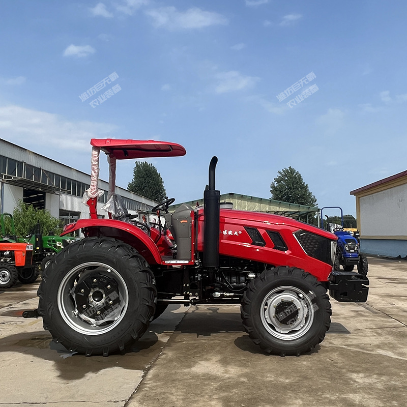 Tractor Agrícola 1204 Shanyi de 120 Caballos de Fuerza, con Tracción en las Cuatro Ruedas, Puente TD Weifang, Apto para Terrenos Montañosos