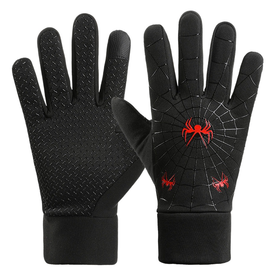 Guantes calientes para hombres al aire libre ciclismo deportes a prueba de viento impermeable antideslizante pantalla táctil montañismo motocicleta Otoño e Invierno guantes