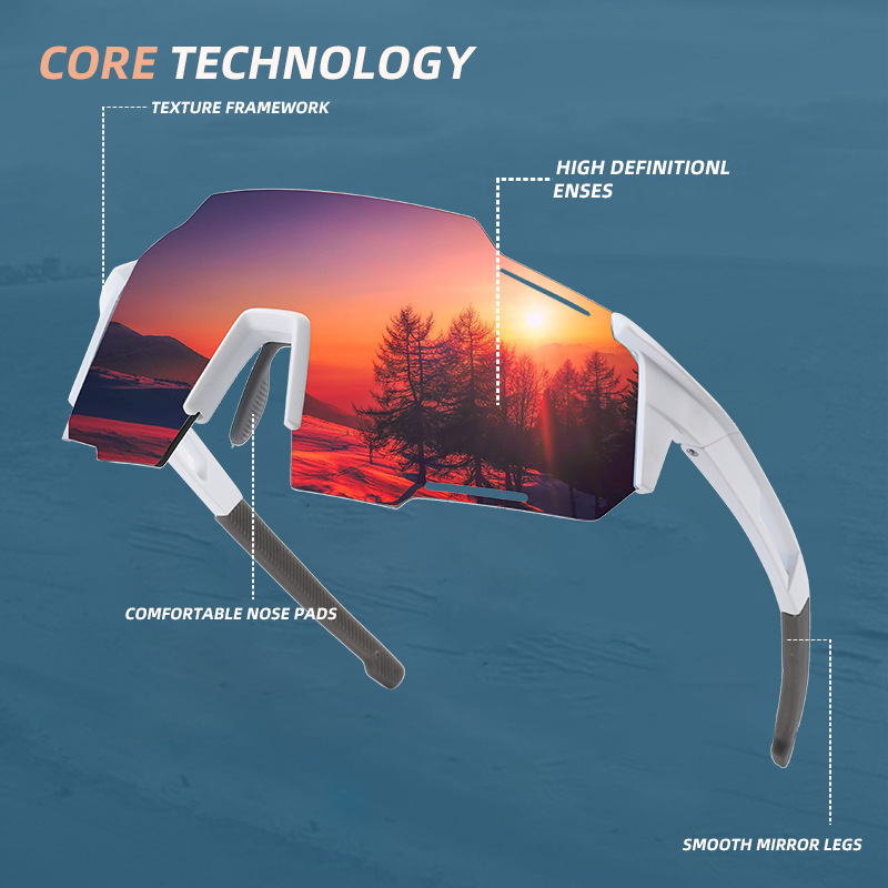 Gafas de Sol Fotocromáticas de Ciclismo de PC para Deportes al Aire Libre