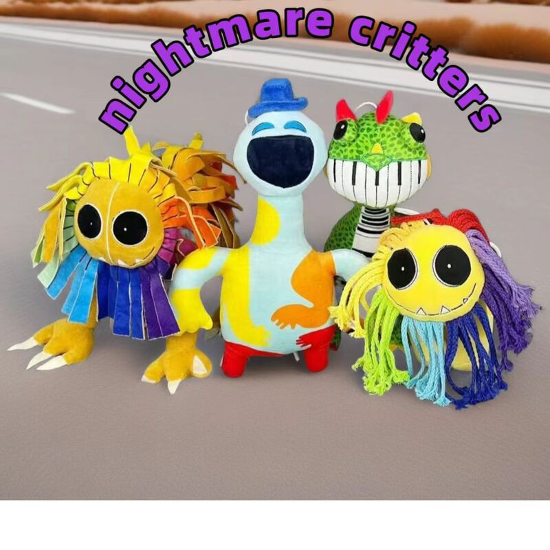 Cross-border New nightmare critters Bobby 4 Green Dinosaur Big Lion Plush Toy Doll in stock Cross-border New nightmare critters Bobby 4 Green Dinosaur Big Lion Plush Toy Doll in stock