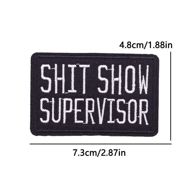 7g Weight Clothing Sticker Patches Classification 1 Piece Quantity Embroidery thread Material Slogan Pattern Classic Style Style 1 Piece Slogan Classic Style Embroidery Thread Clothing Sticker Patches 3