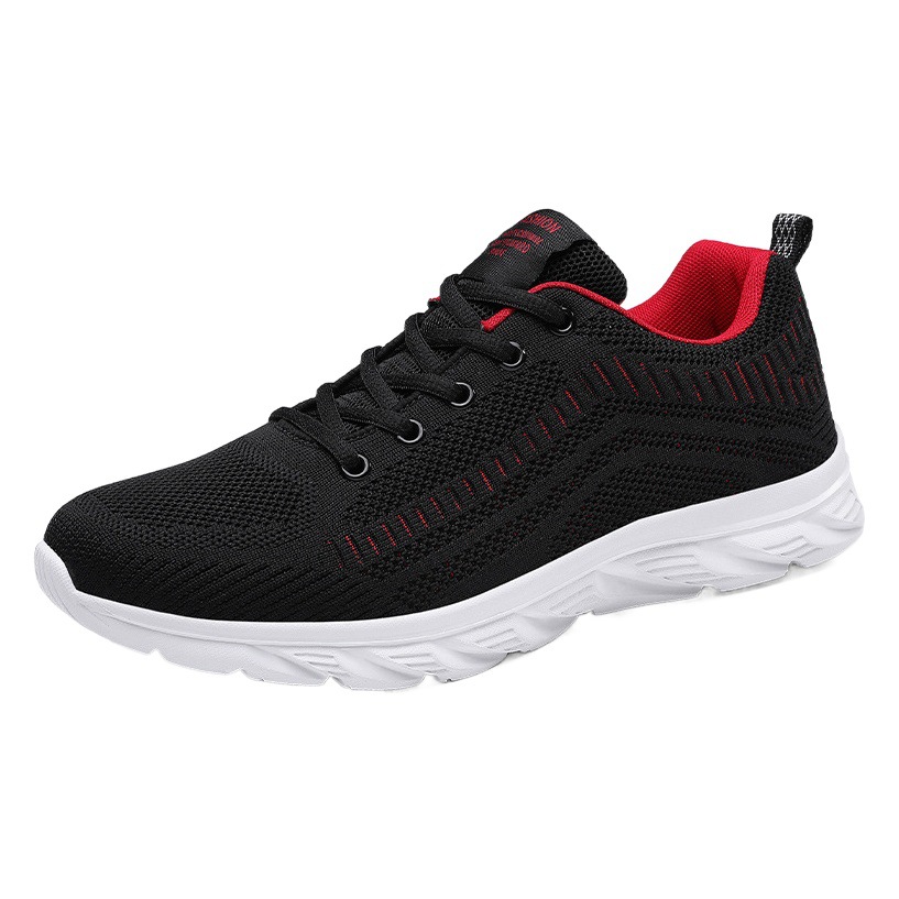 Cross-border plus size Men's Shoes Autumn and Winter Lightweight Breathable Outdoor Men's Running Casual sneaker Mesh Shoes Soft-soled Men's Shoes