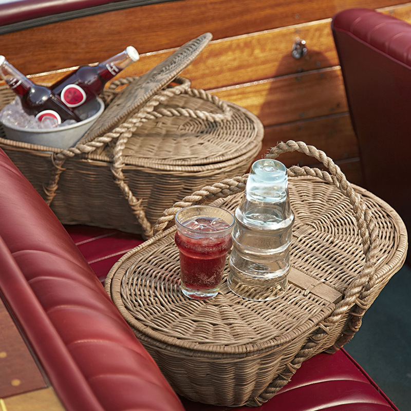 Cesta de mano ratán mimbre creativo tejido a mano tamaño pequeño pastoral recogiendo almacenamiento en el hogar cesta decorativa recogiendo cesta