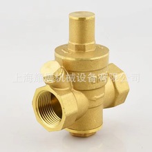 可调式黄铜减压阀 活塞式减压阀稳压阀4分6分1寸手动铜减压阀