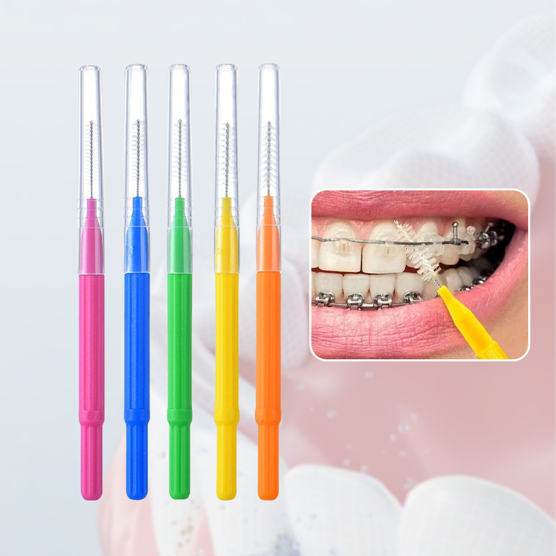 Interdental Brush, Gap Brush, Straight Toothbrush, Soft Bristle for Wisdom Teeth, Orthodontic Interdental Brush, Cleaning Braces, Gum Protection Interdental Brush, Gap Brush, Straight Toothbrush, Soft Bristle for Wisdom Teeth, Orthodontic Interdental Brush, Cleaning Braces, Gum Protection
