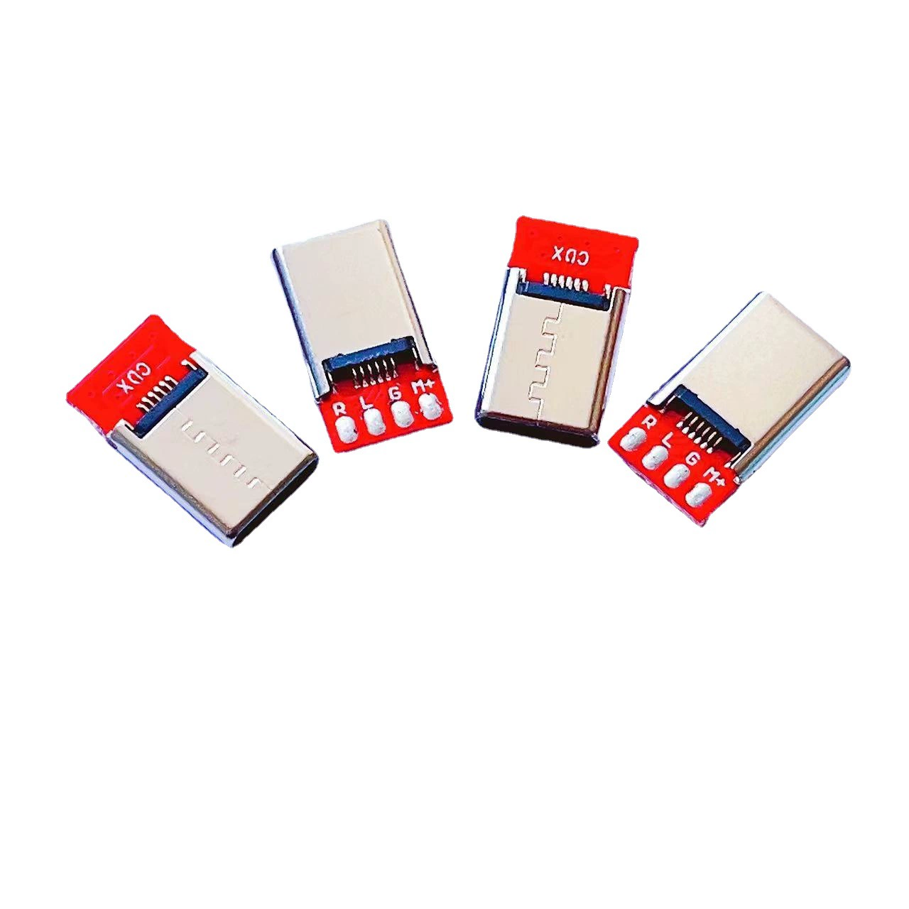 TYPE-C мужской мобильный аудио симуляция четыре ядра 16PIN Huawei type-c аудио разъем
