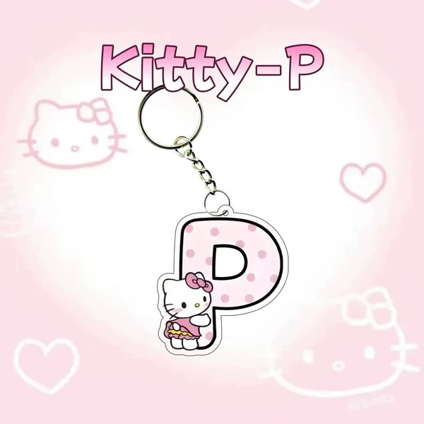 KITTY cat letter P